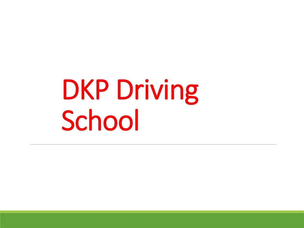 dkp driving school