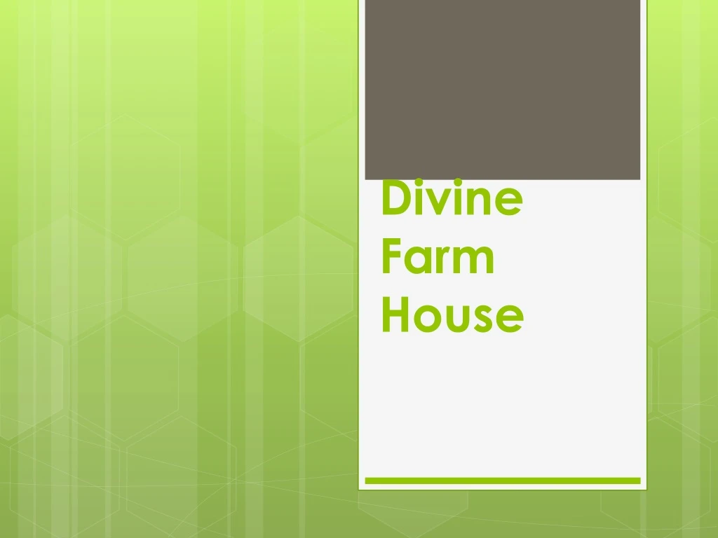 divine farm house