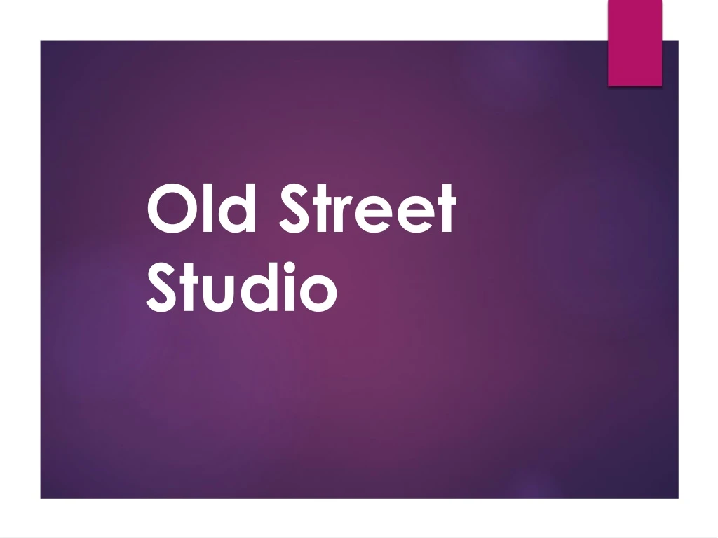 old street studio