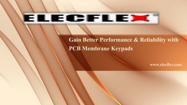 Gain Better Performance & Reliability with PCB Membrane Keypads