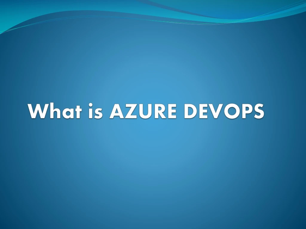 what is azure devops