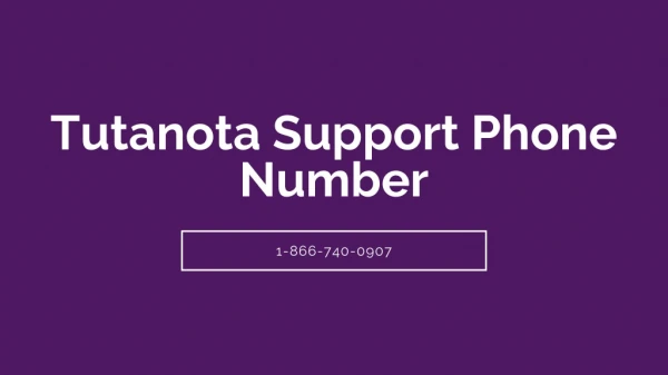 Tutanota Support【1-866-740-0907】Phone Number