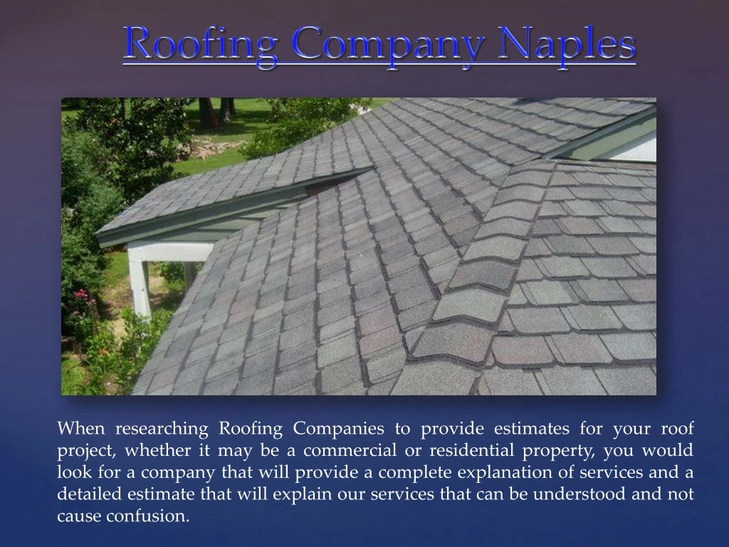 roofing company naples