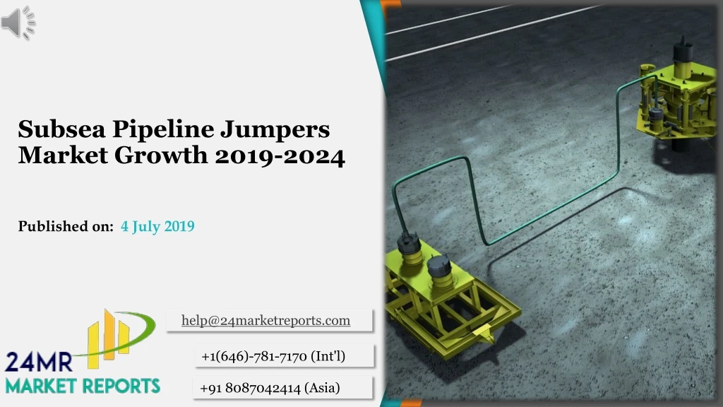 subsea pipeline jumpers market growth 2019 2024