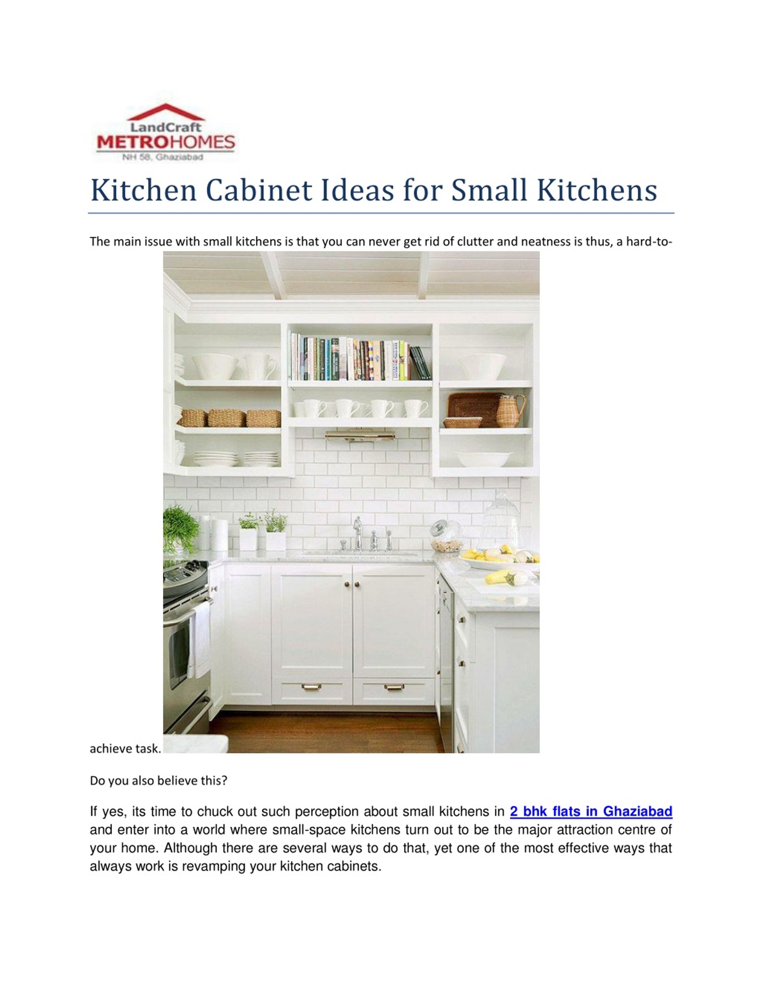 PPT - Kitchen Cabinet Ideas for Small Kitchens PowerPoint Presentation ...