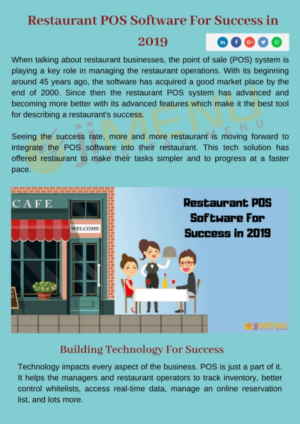 Top Restaurant POS Software For Success in 2019 | jiMenu POS