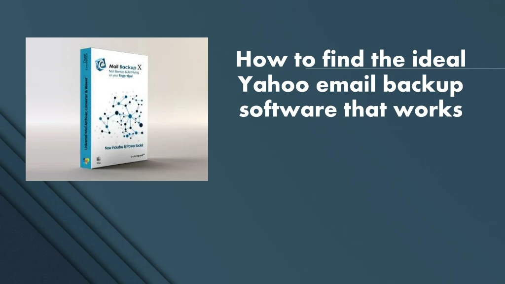 how to find the ideal yahoo email backup software