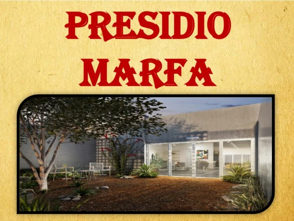 Presidio Marfa homes for sale