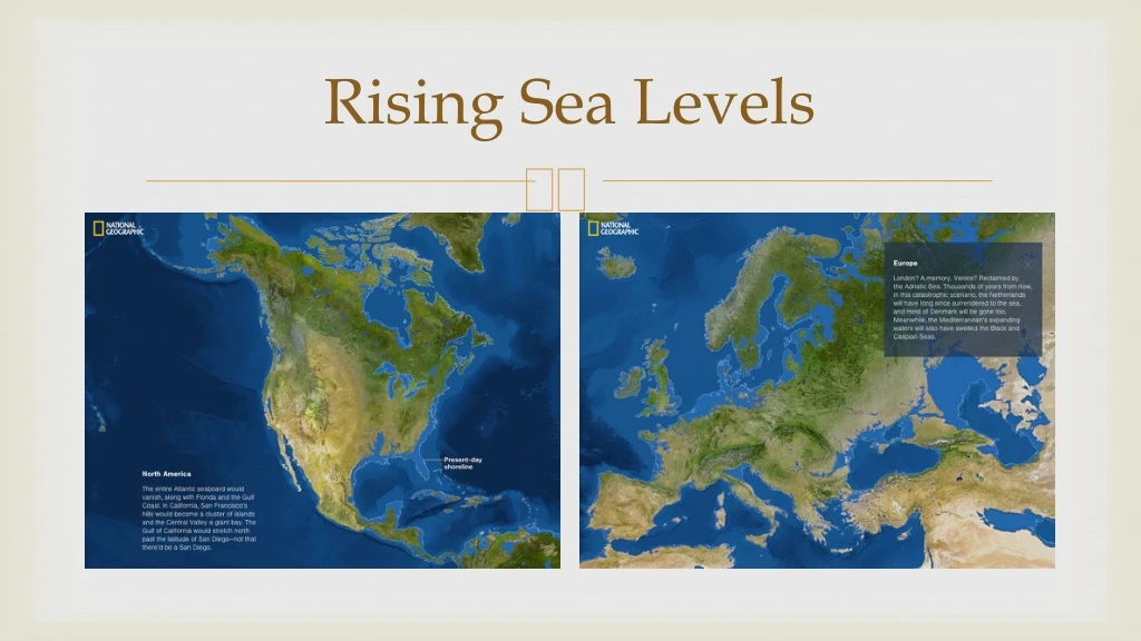 rising sea levels