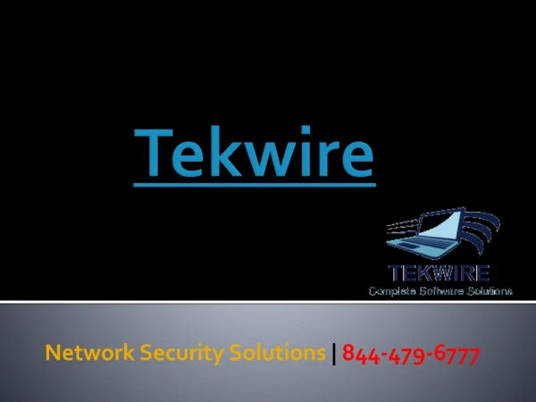 Tekwire | Call: 8444796777 for Best Network Security