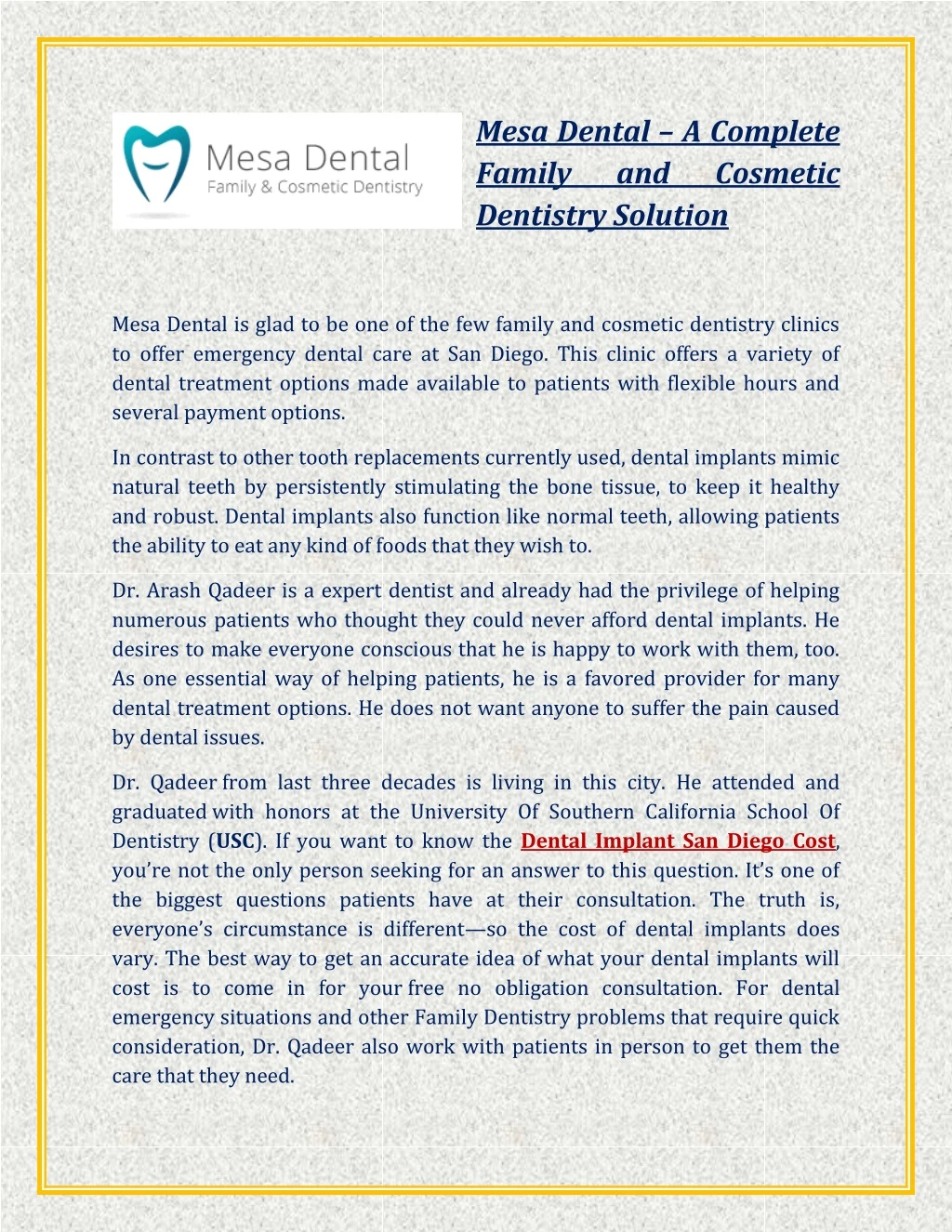 mesa dental a complete family and dentistry