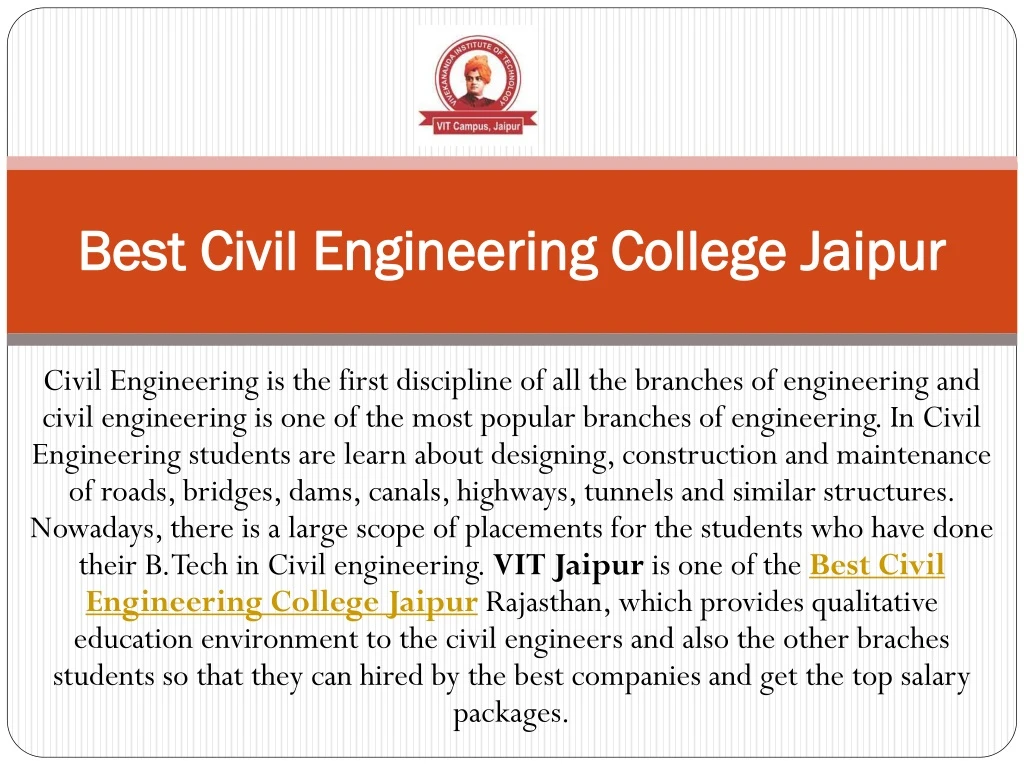 best civil engineering college jaipur