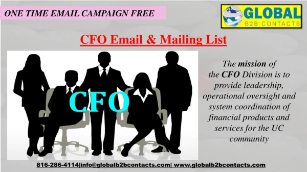 CFO Email & Mailing List