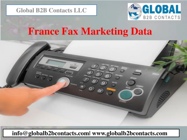 France Fax Marketing List