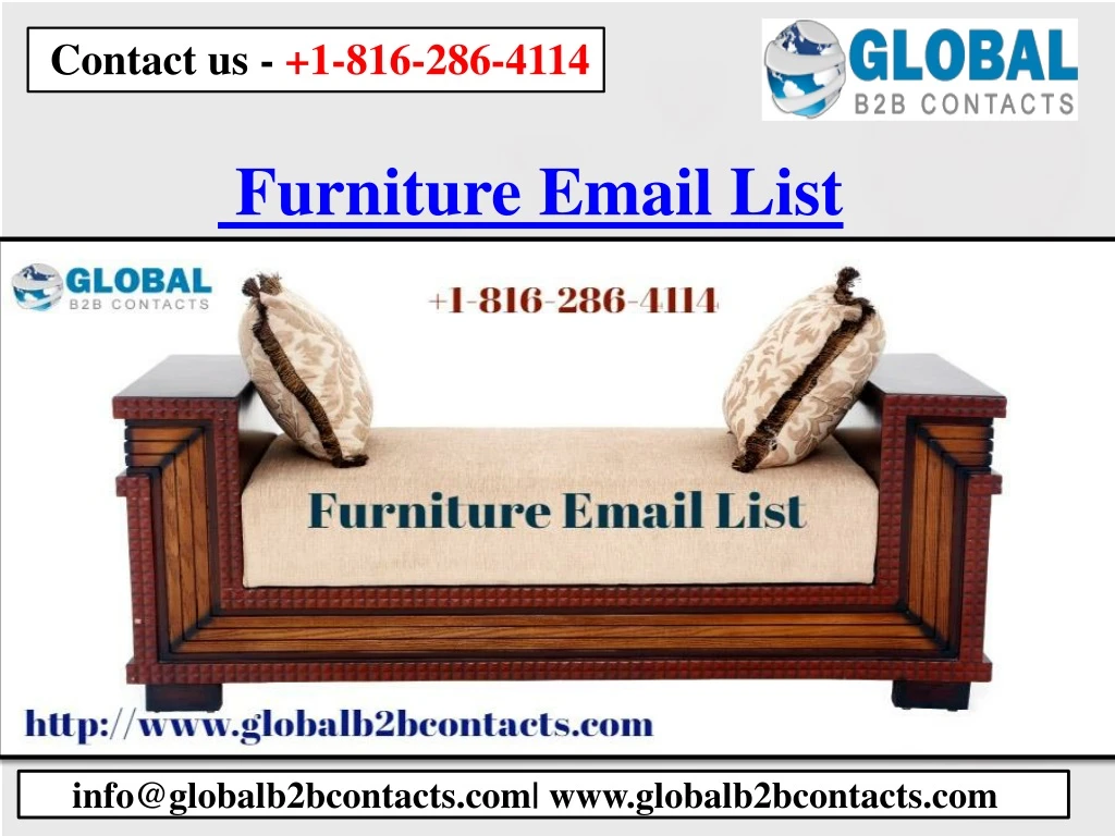 furniture email list