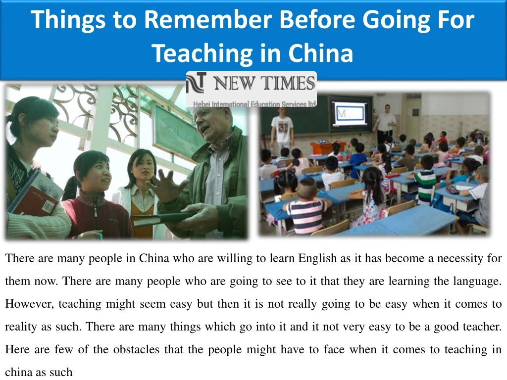 things to remember before going for teaching