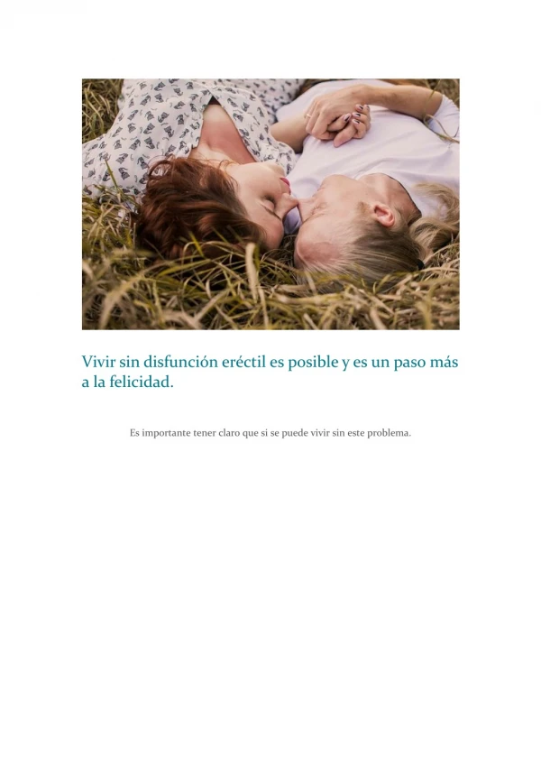 vivir sin disfunci n er ctil es posible