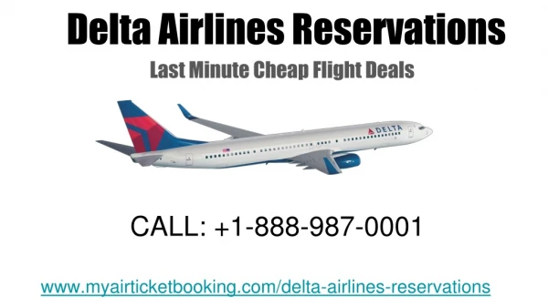 Delta Airlines Phone Number 1-888-987-0001