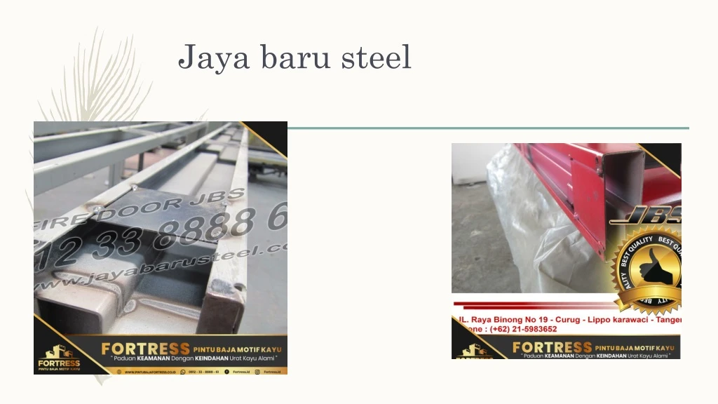 jaya baru steel