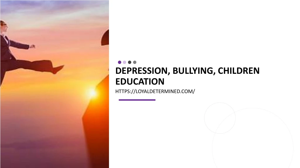depression bullying children education