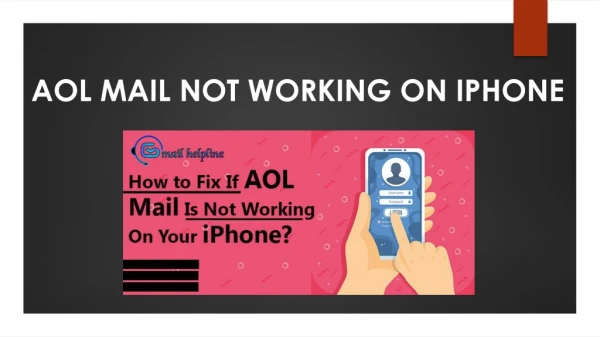 AOL Mail Not Working on iPhone?