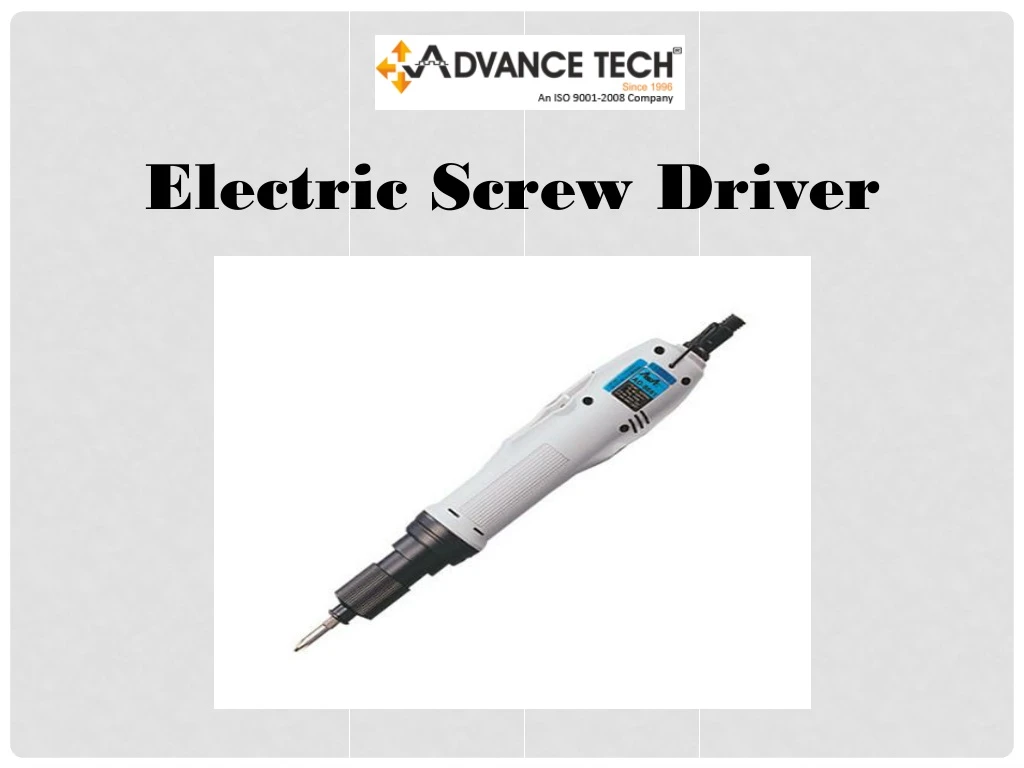 electric screw driver