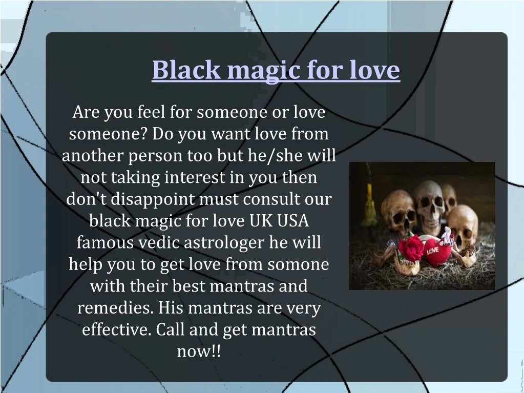 black magic for love