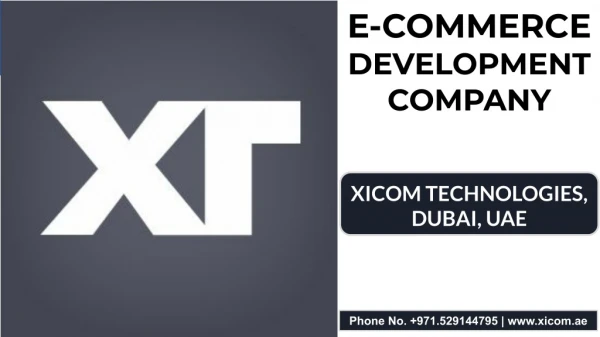 Ecommerce Development Company