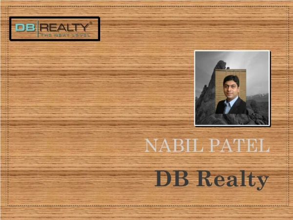 Nabil Yusuf Patel Director of DB Realty