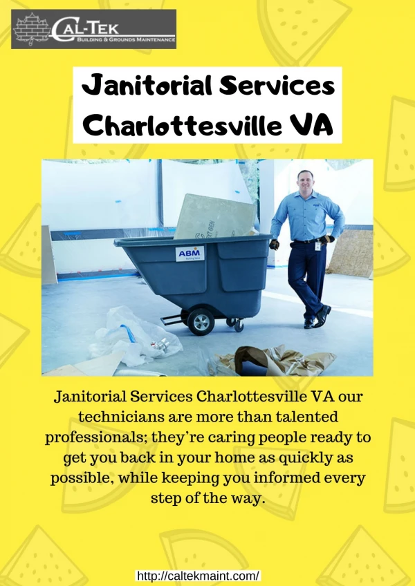 Janitorial Services Charlottesville VA