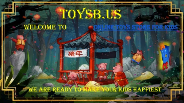 Online toys sore for kids