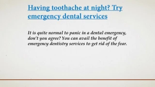 emergency dentist - slide 1