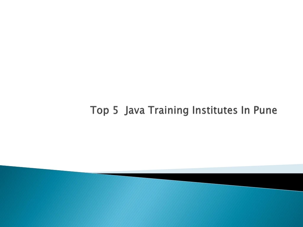 top 5 java training institutes in pune