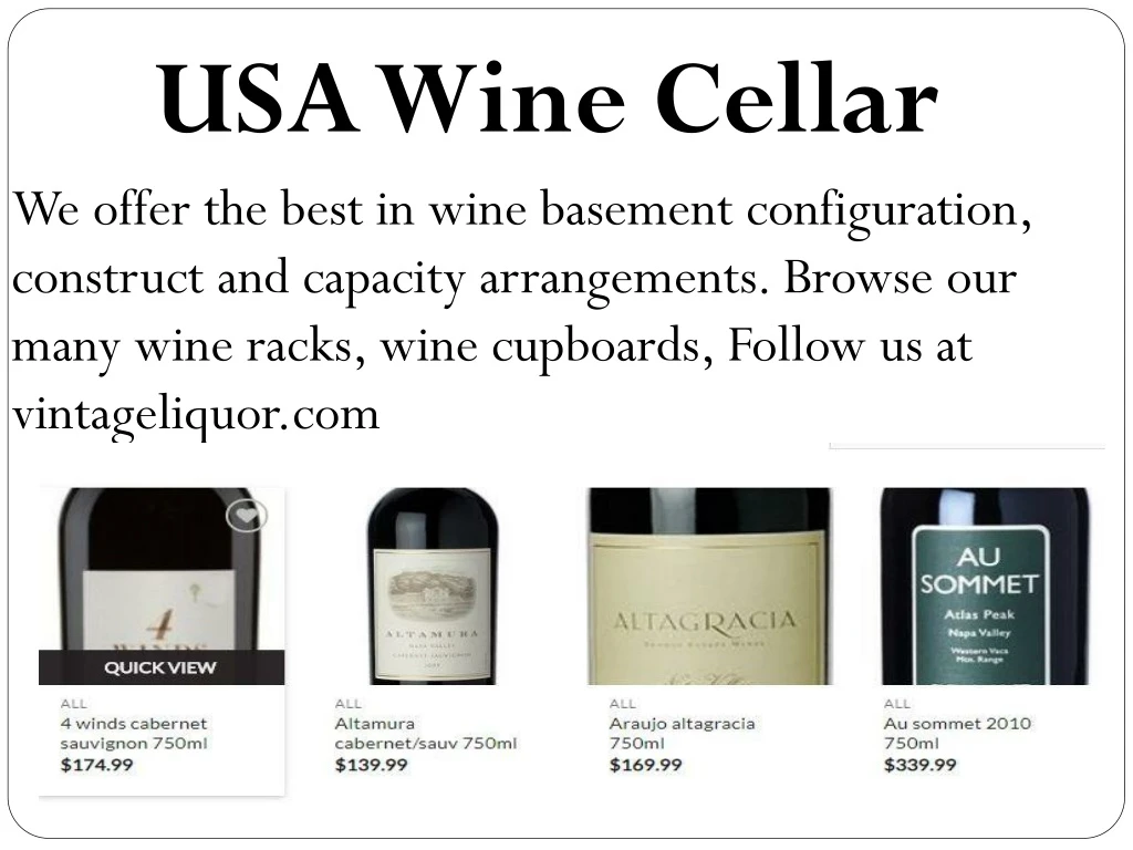 usa wine cellar