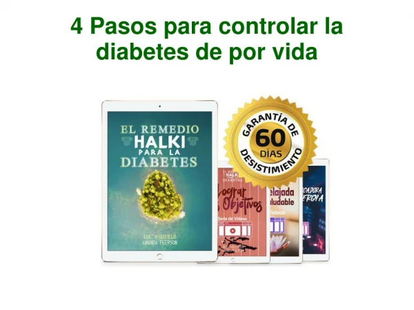 4 Pasos para controlar la diabetes de por vida