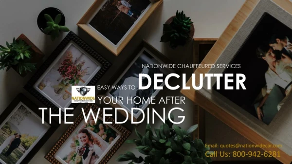 Easy Ways to Declutter Your Home After the Wedding - Charter Bus Rental