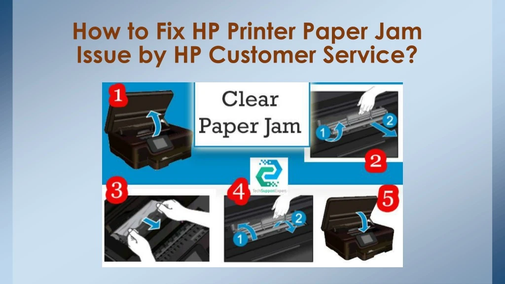 how to fix hp printer paper jam issue by hp customer service