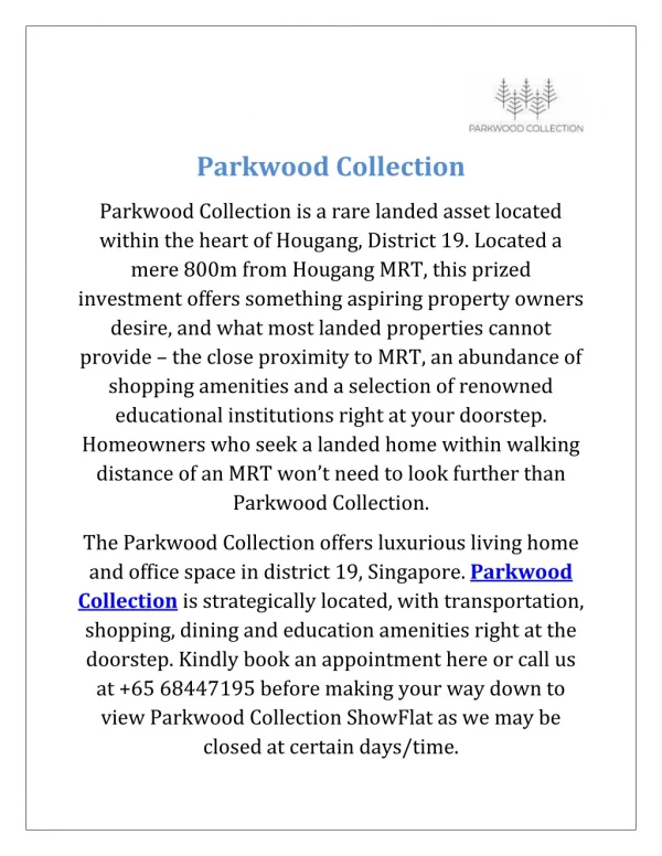 Parkwood Collection