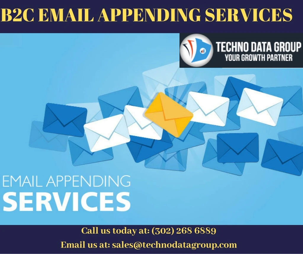 b2c email appending services