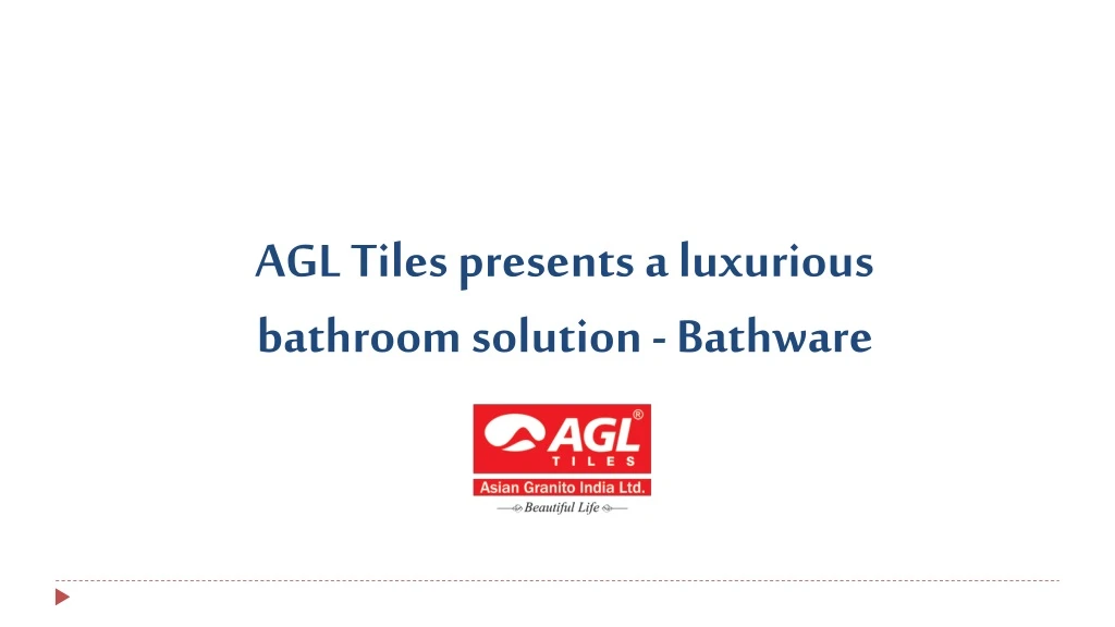agl tiles presents a luxurious bathroom solution