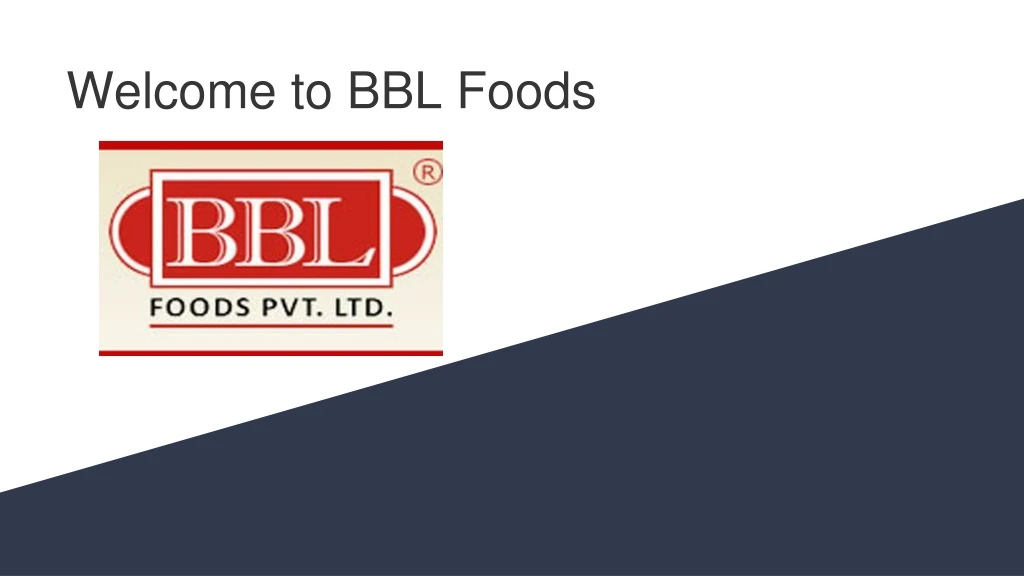 welcome to bbl foods