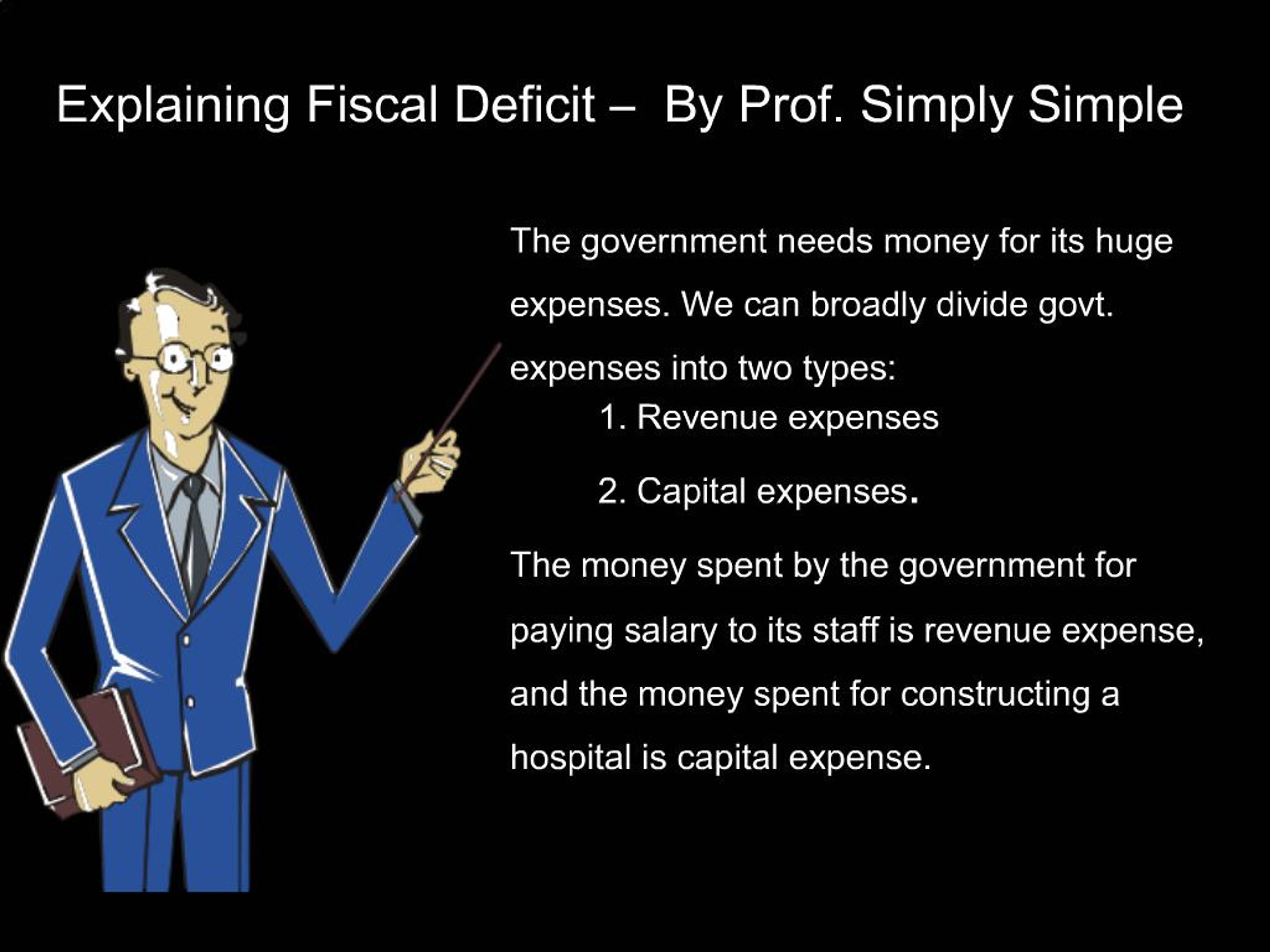 PPT - Understanding Fiscal Deficit: A Simple Guide by Prof. Simply ...