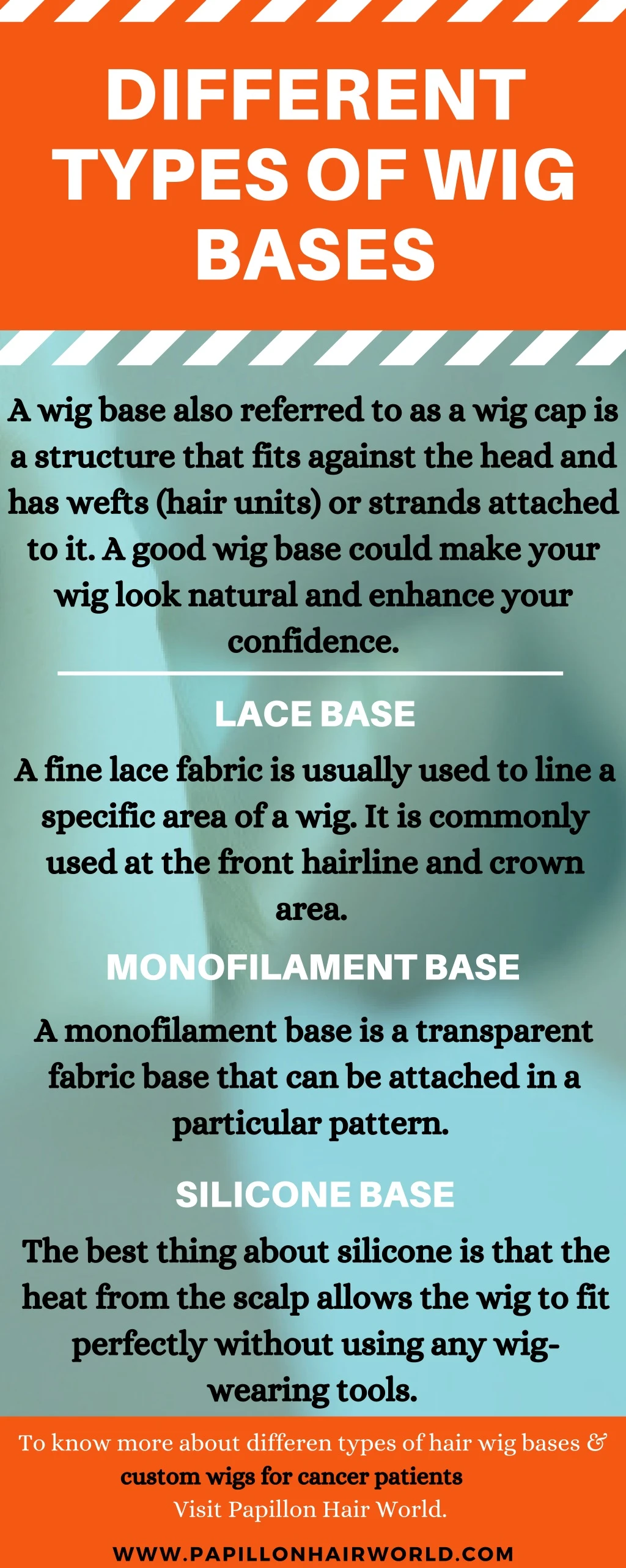 different types of wig bases