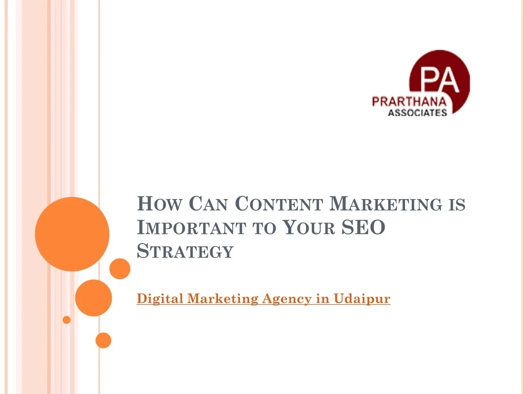 how can content marketing is important to your seo strategy