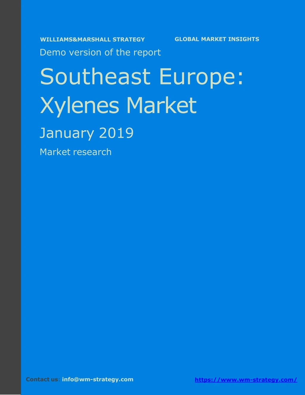 demo version southeast sulphate market williams