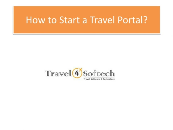 How to Start a Travel Portal