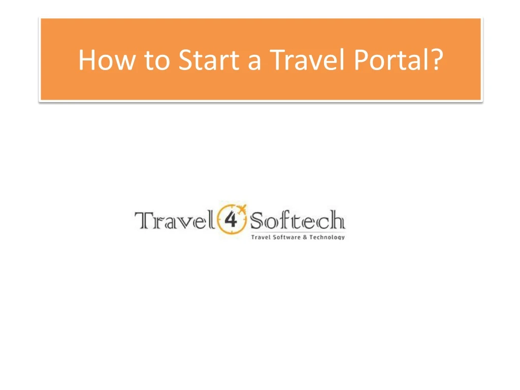 how to start a travel portal