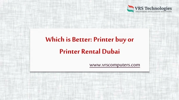 Printer Rental Dubai - Color Label Printer Rental - Copier Lease