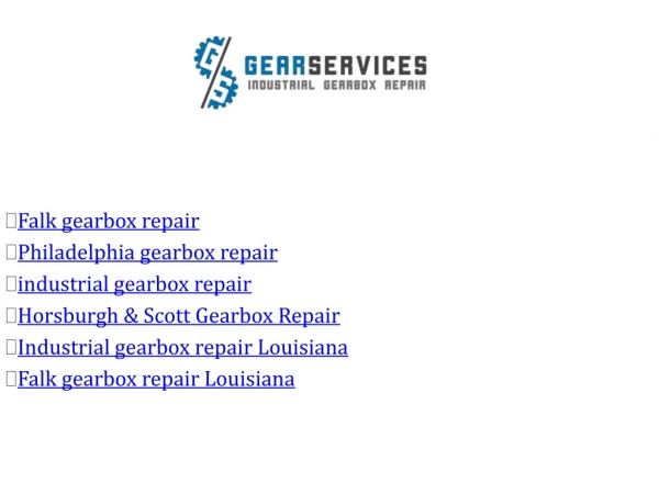Horsburgh & Scott Gearbox Repair