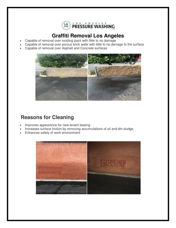 Graffiti Removal Los Angeles